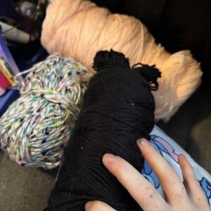 Black Yarn Bundle